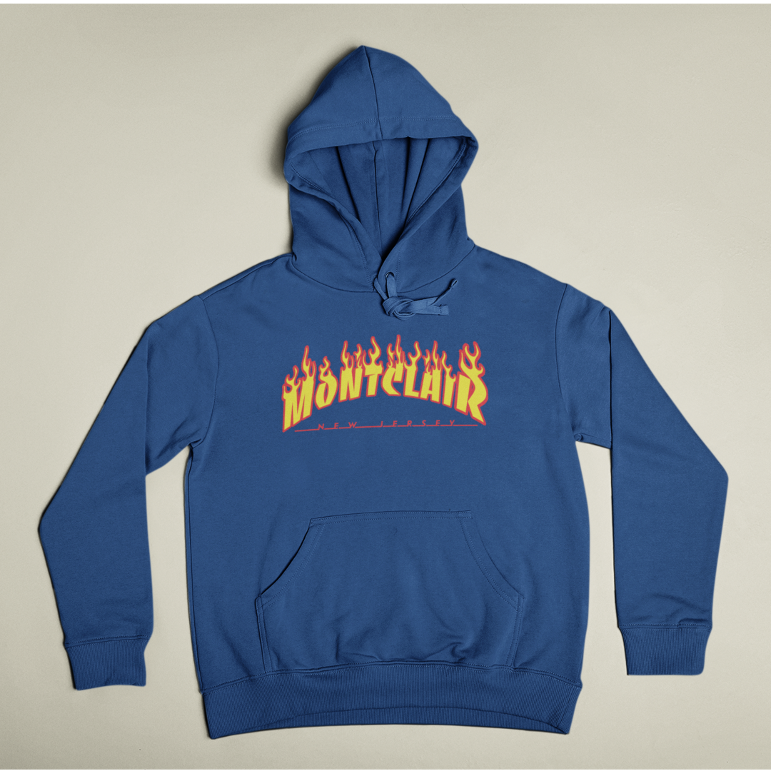 Thrasher sales flames hoodie